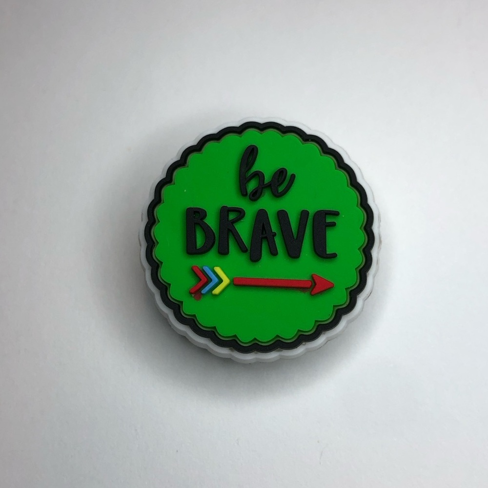 10/$13 Be Brave Crocs Charm/Jibbitz